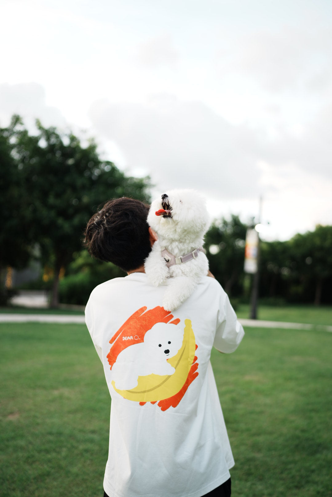 Banana Hug Pup Tee