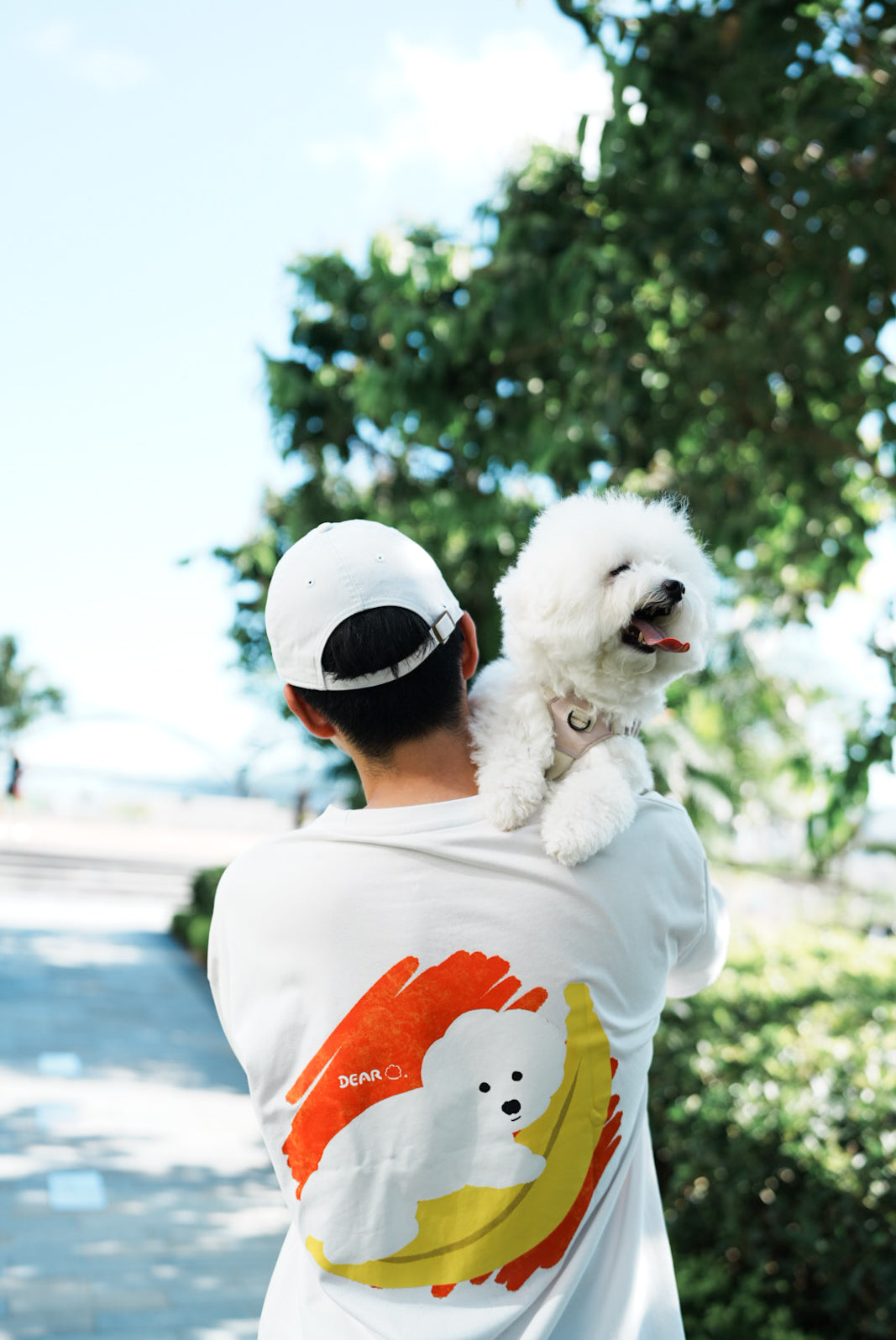 Banana Hug Pup Tee
